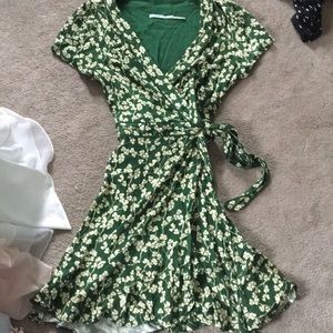 Urban outfitters mini wrap dress